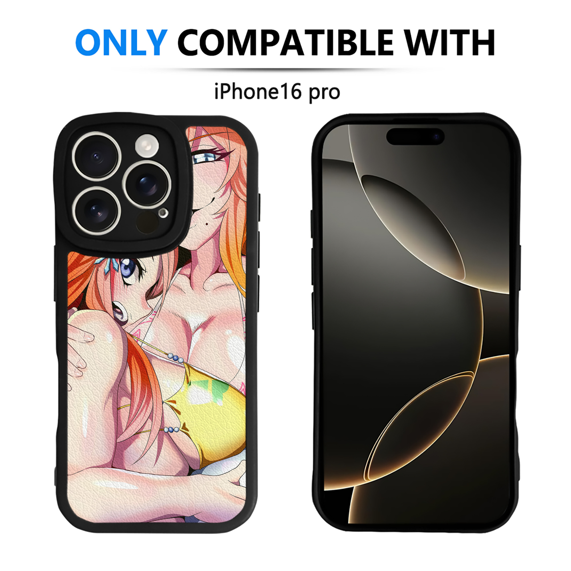 （画像用） ブリーチ BLEACH 【iPhone 16シリーズ対応】シリコンスマホケース（レザー調） 材質：シリコン
